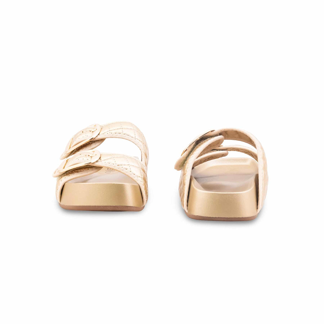 Golden Formal Slipper For Women PU0759