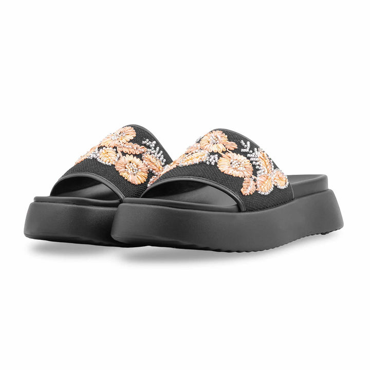 Black Formal Women Slipper PU0761