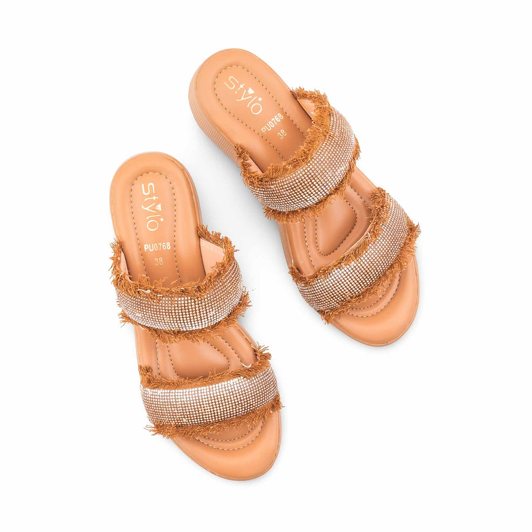 Copper Formal Slipper For Ladies PU0768