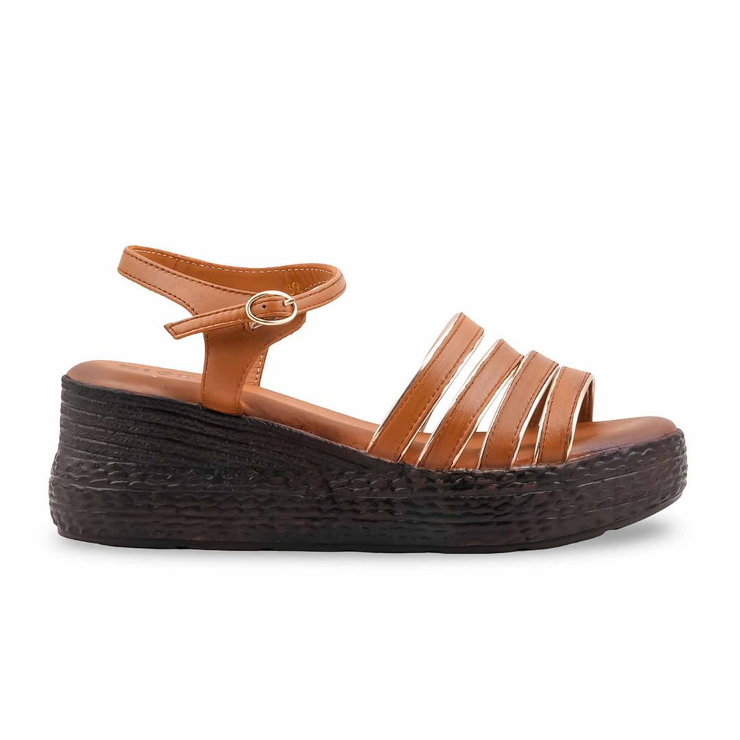 Brown Formal Sandal For Ladies PU0772