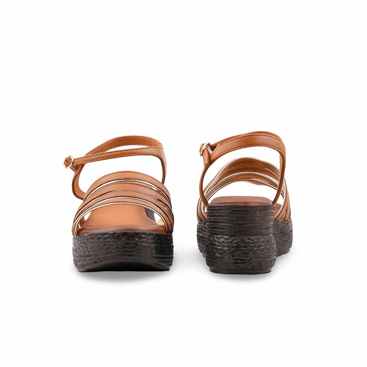 Brown Formal Sandal For Ladies PU0772