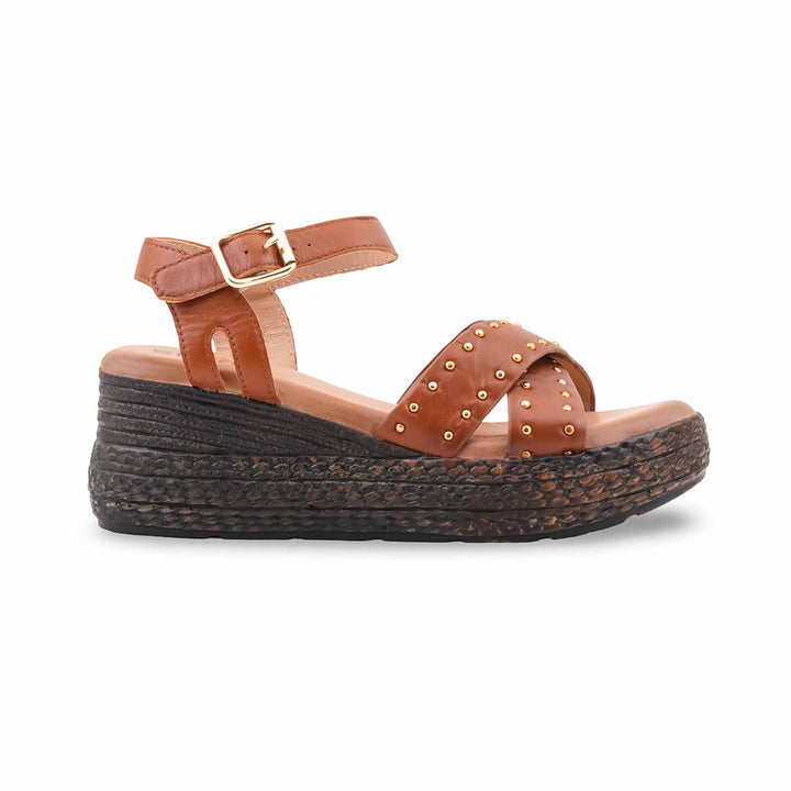 Brown Formal Sandal For Women PU0773