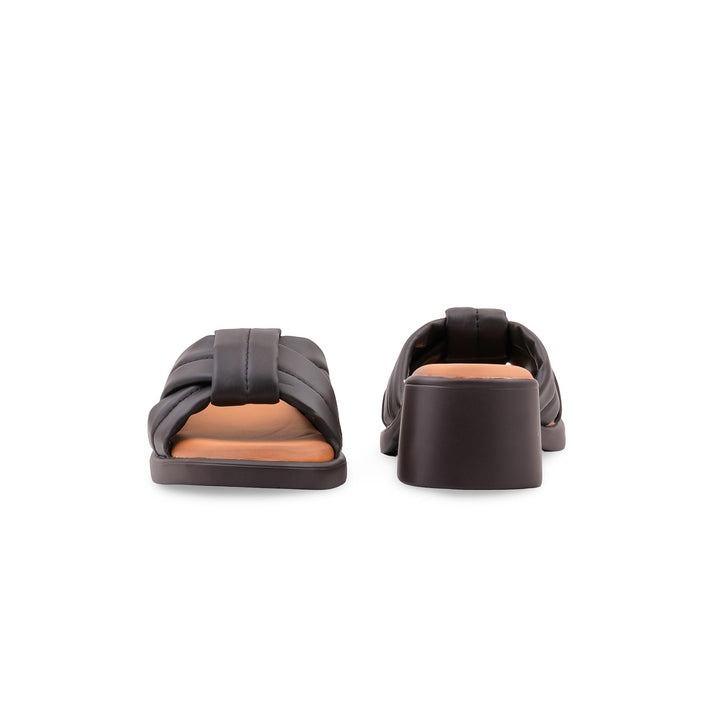 Brown Formal Slipper For Women PU0775