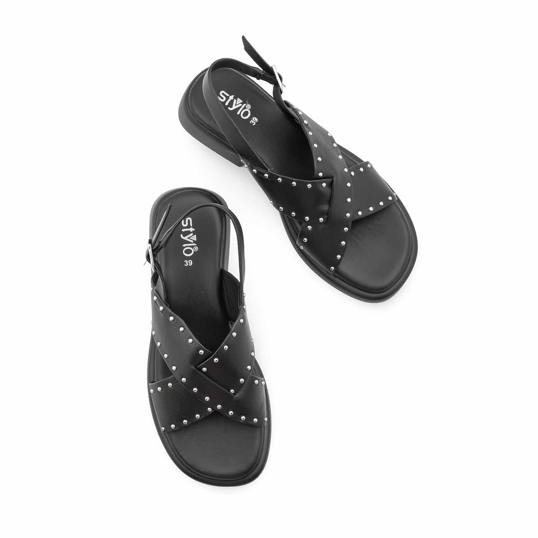 Black Formal Sandal For Women PU0777