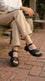 Black Formal Sandal For Women PU0778