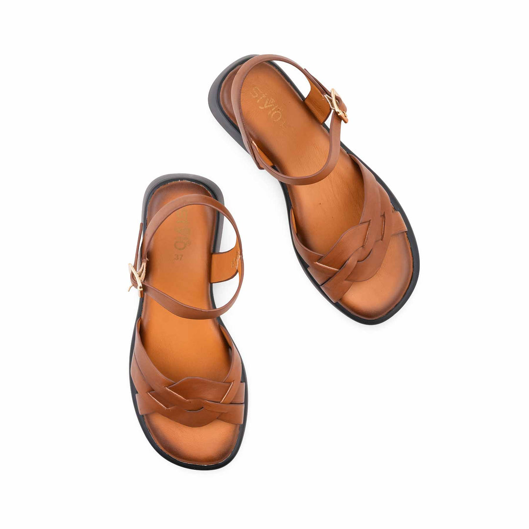 Brown Formal Sandal For Women PU0778