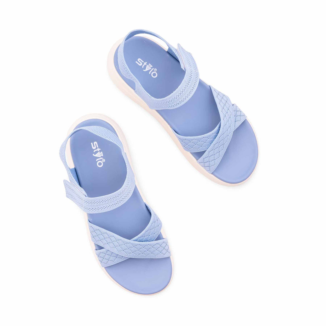 Blue Formal Sandal For Ladies PU0792