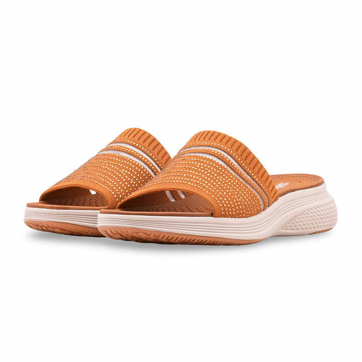 Mustard Formal Slipper For Ladies PU0793