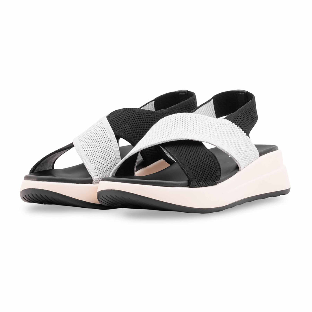 Grey Formal Sandal For Ladies PU0798