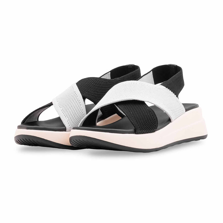 Grey Formal Sandal For Ladies PU0798