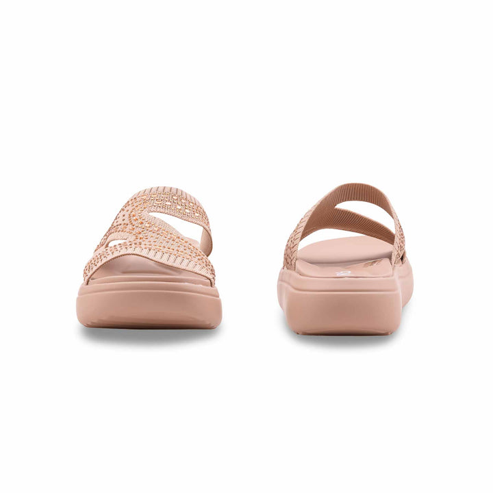 Beige Formal Slipper For Ladies PU0800