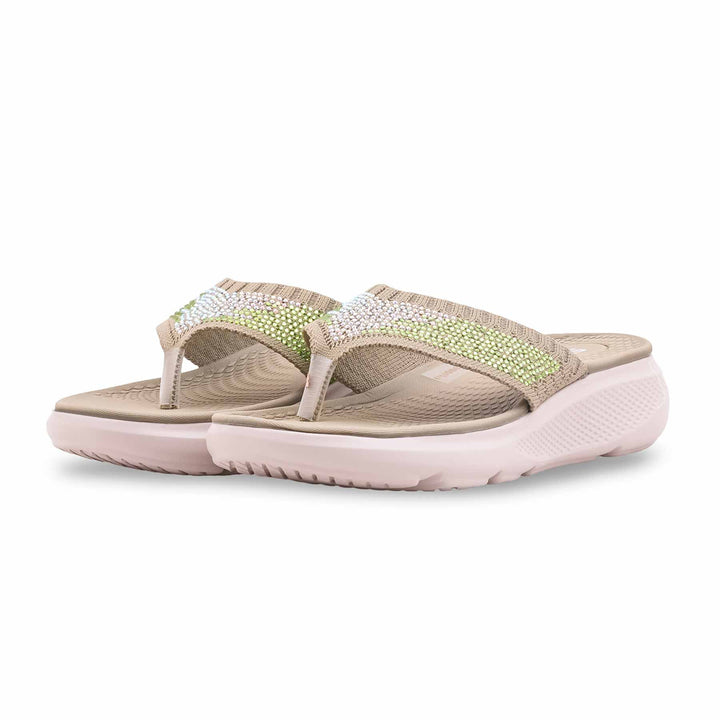 Olive Formal Chappal For Women PU0806