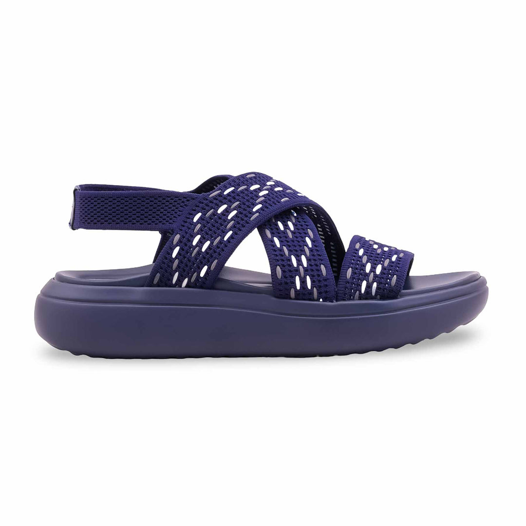 Navy Formal Sandal For Ladies PU0809