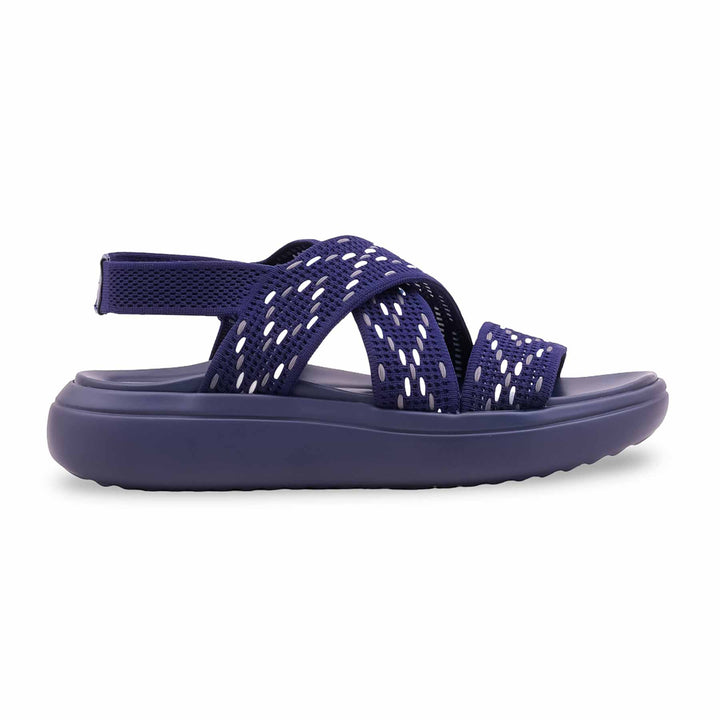 Navy Formal Sandal For Ladies PU0809
