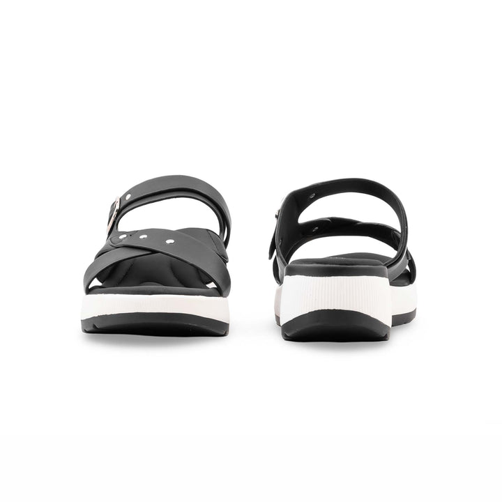 Black Formal Slipper For Women PU0814
