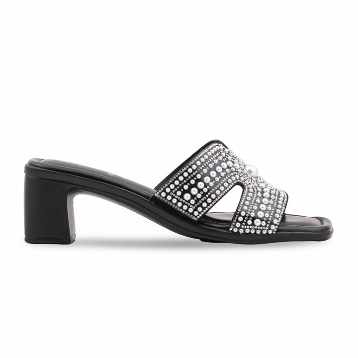 Black Formal Slipper For Women PU0819