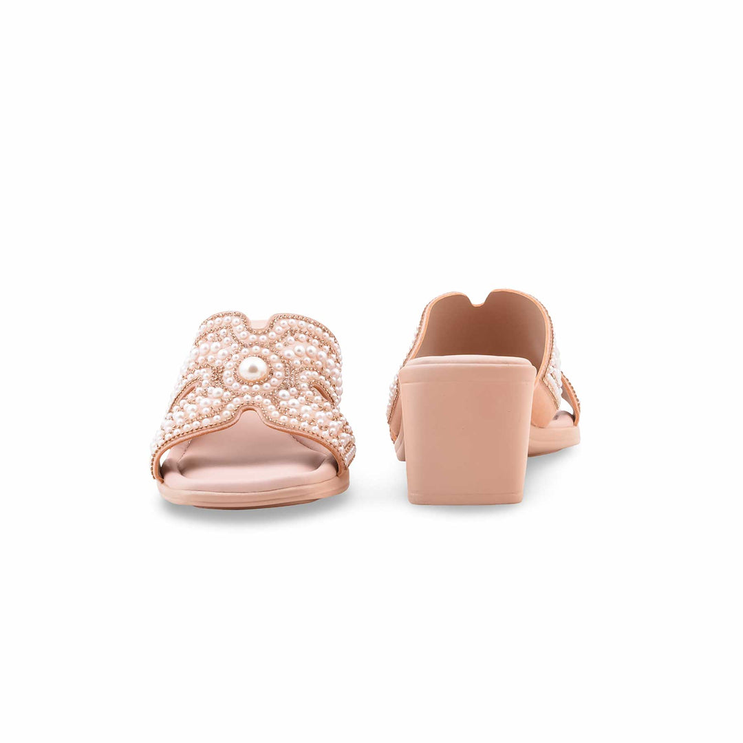 Pink Formal Slipper For Women PU0819