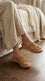 Golden Formal Slipper For Ladies PU0820