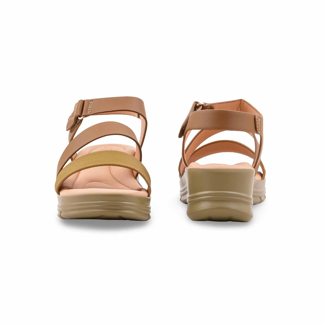 Olive Formal Sandal For Ladies PU0826