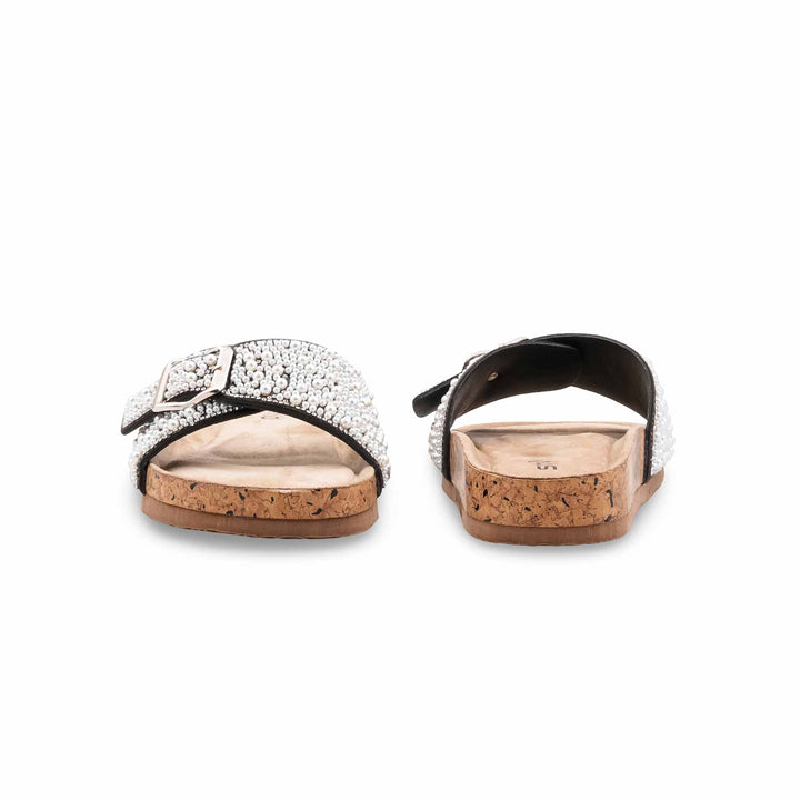 Black Formal Slipper For Ladies PU0830
