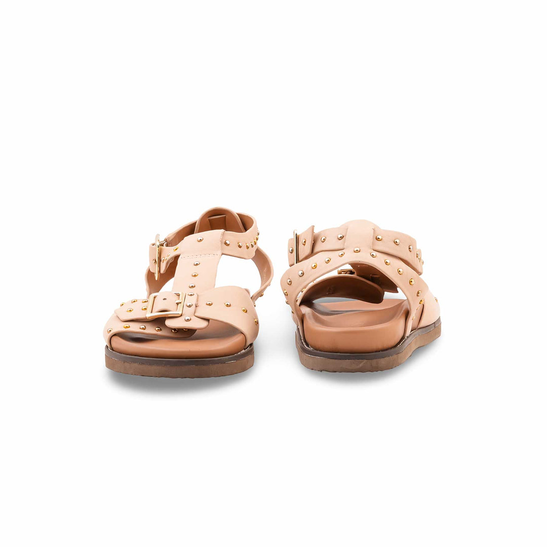 Beige Formal Sandal For Women PU0837
