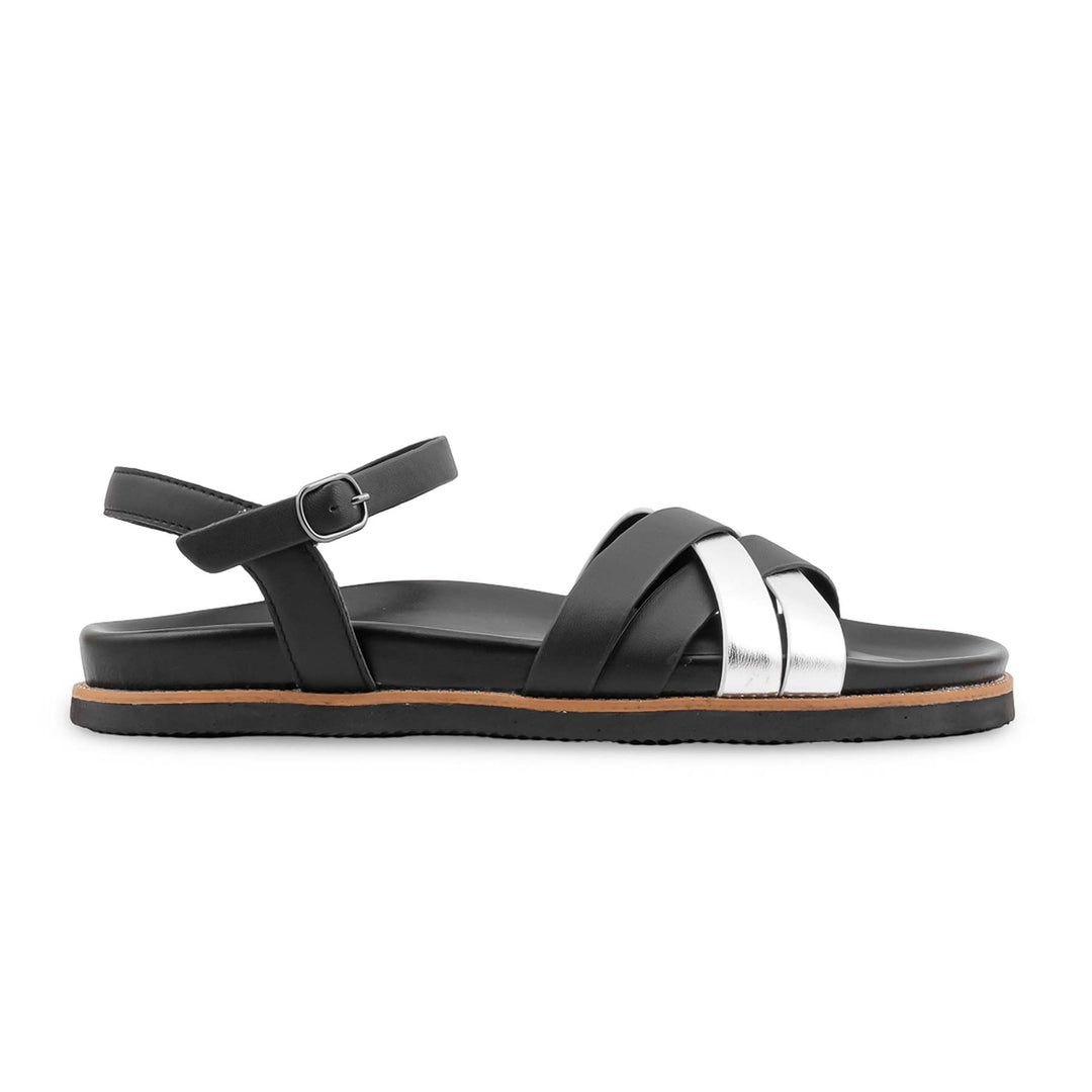 Black Formal Sandal For Ladies PU0838