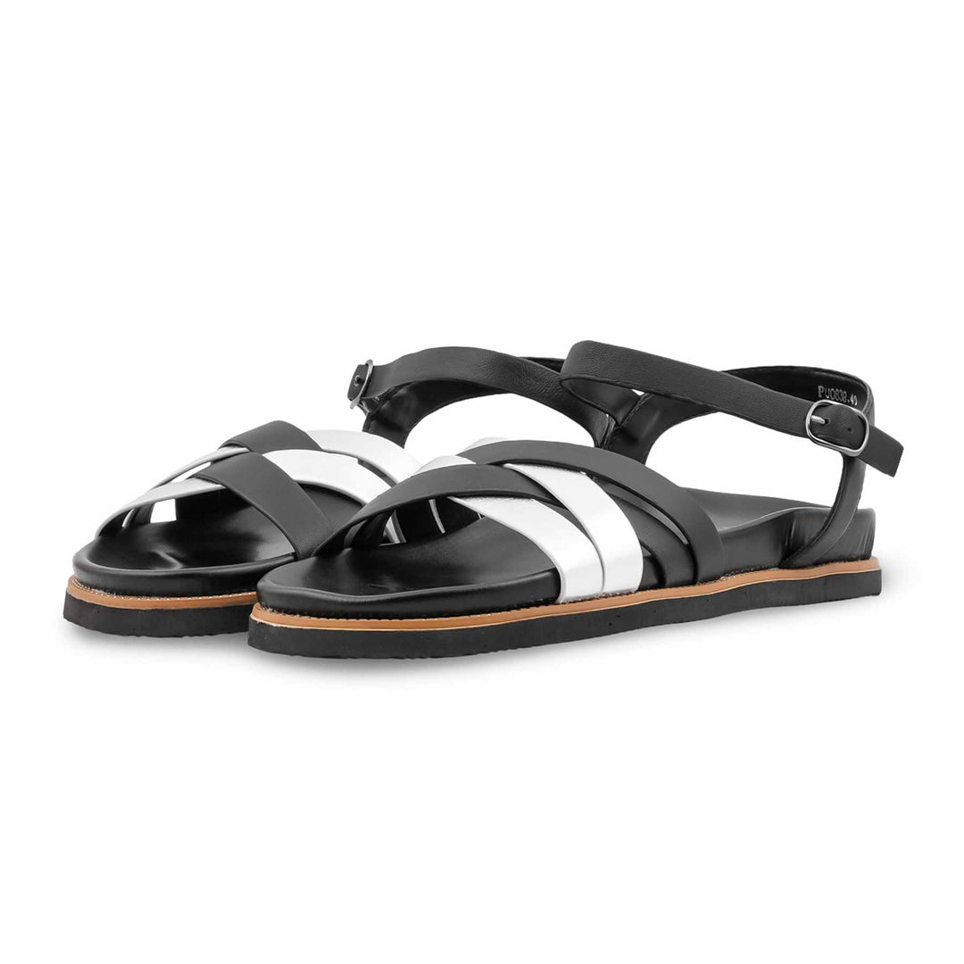 Black Formal Sandal For Ladies PU0838