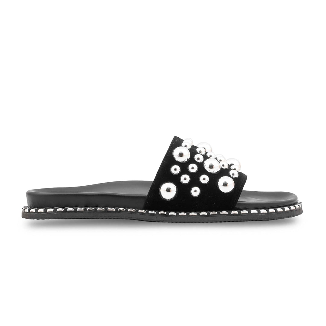 Black Formal Slipper For Women PU0839