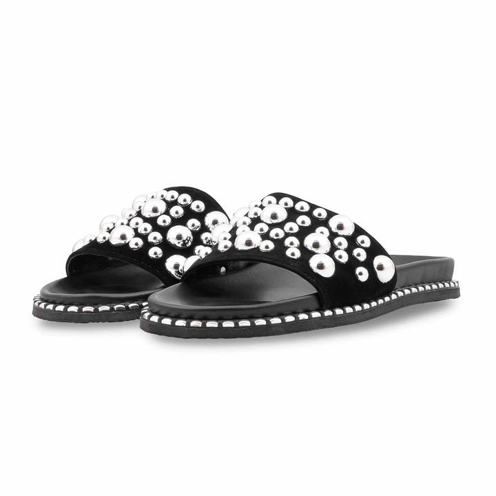 Black Formal Slipper For Women PU0839