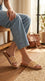 Golden Formal Slipper For Women PU0839