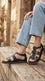 Black Formal Sandal For Women PU0840