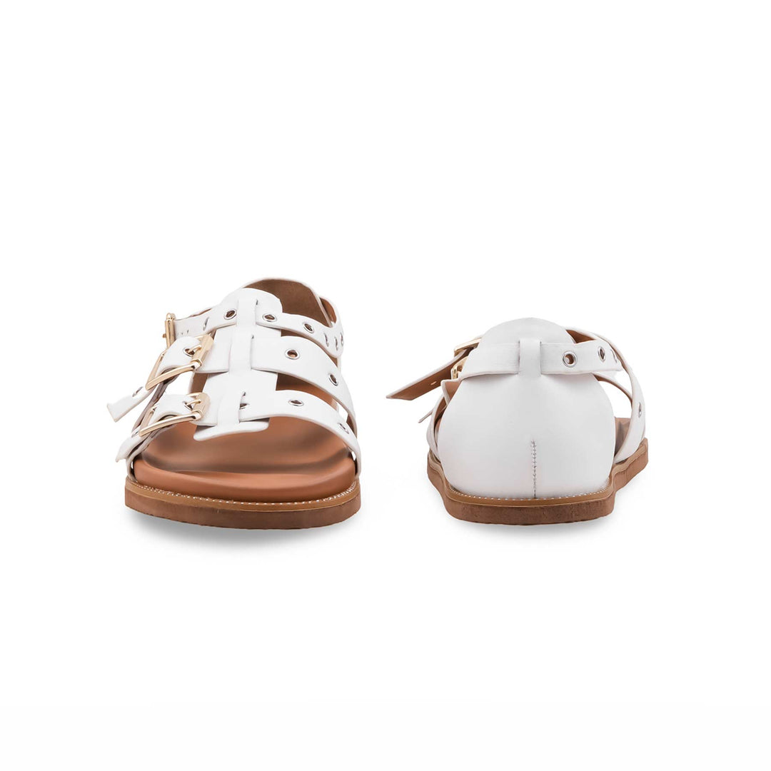 White Formal Sandal For Women PU0840