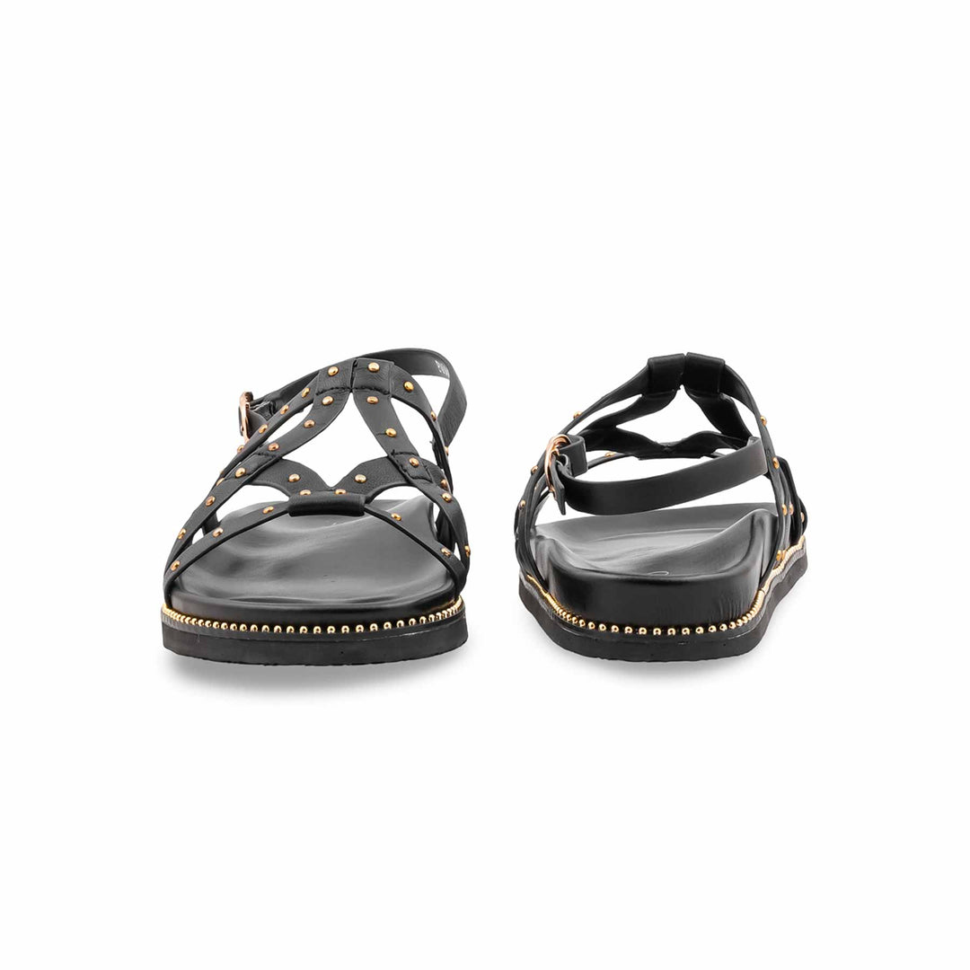 Black Formal Sandal For Ladies PU0841