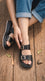 Black Formal Slipper For Ladies PU0855