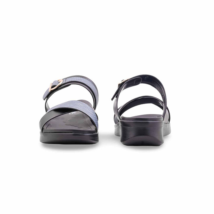 Black Formal Slipper For Ladies PU0857