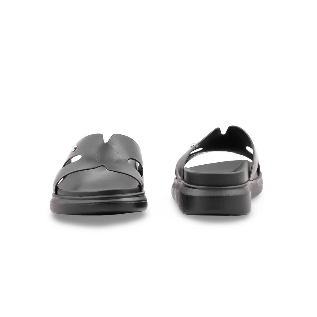 Black Formal Slipper For Women PU0858