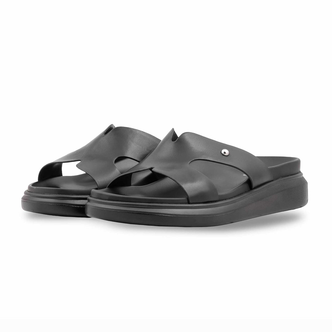 Black Formal Slipper For Women PU0858