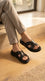 Black Formal Slipper For Women PU0858