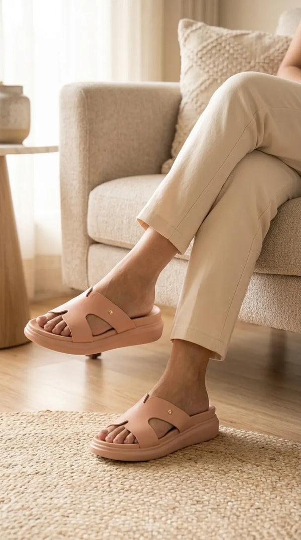Pink Formal Slipper For Women PU0858