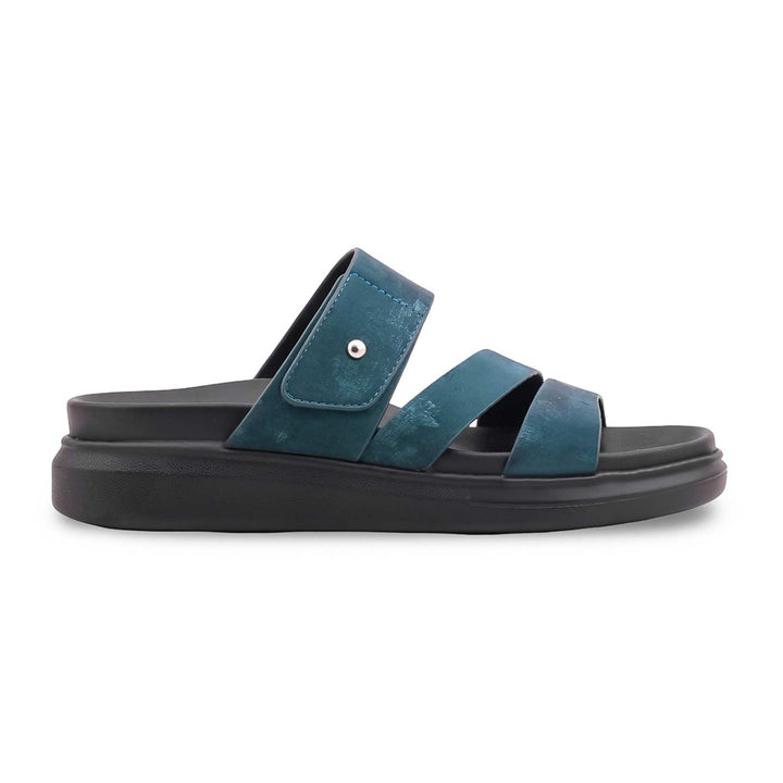 Teal Blue Formal Women Slipper PU0861
