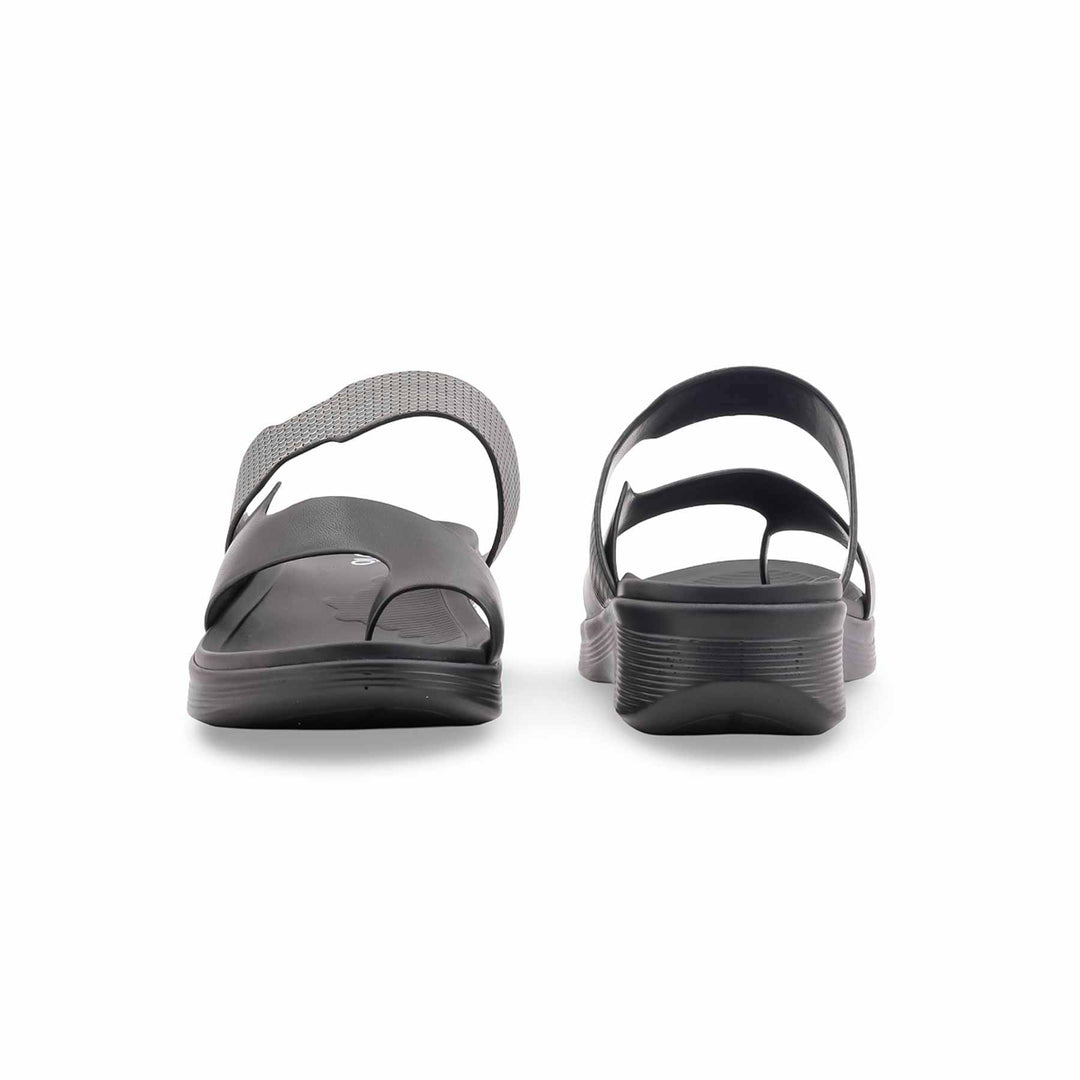 Black Formal Chappal For Women PU0864
