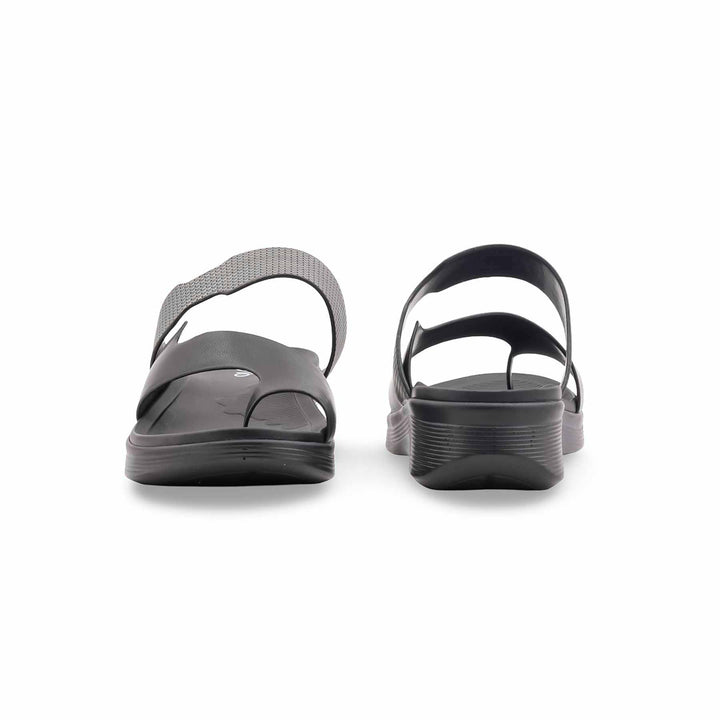 Black Formal Chappal For Women PU0864