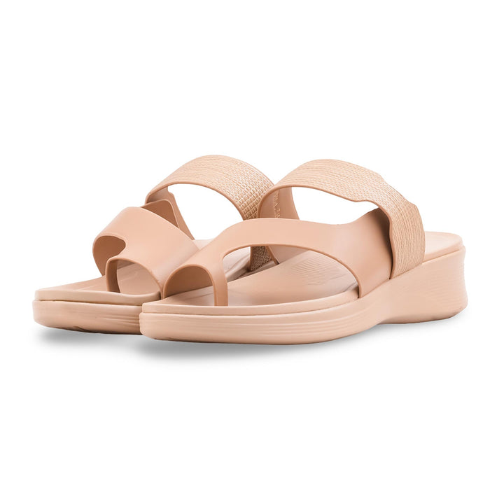 Beige Formal Women Chappal PU0864