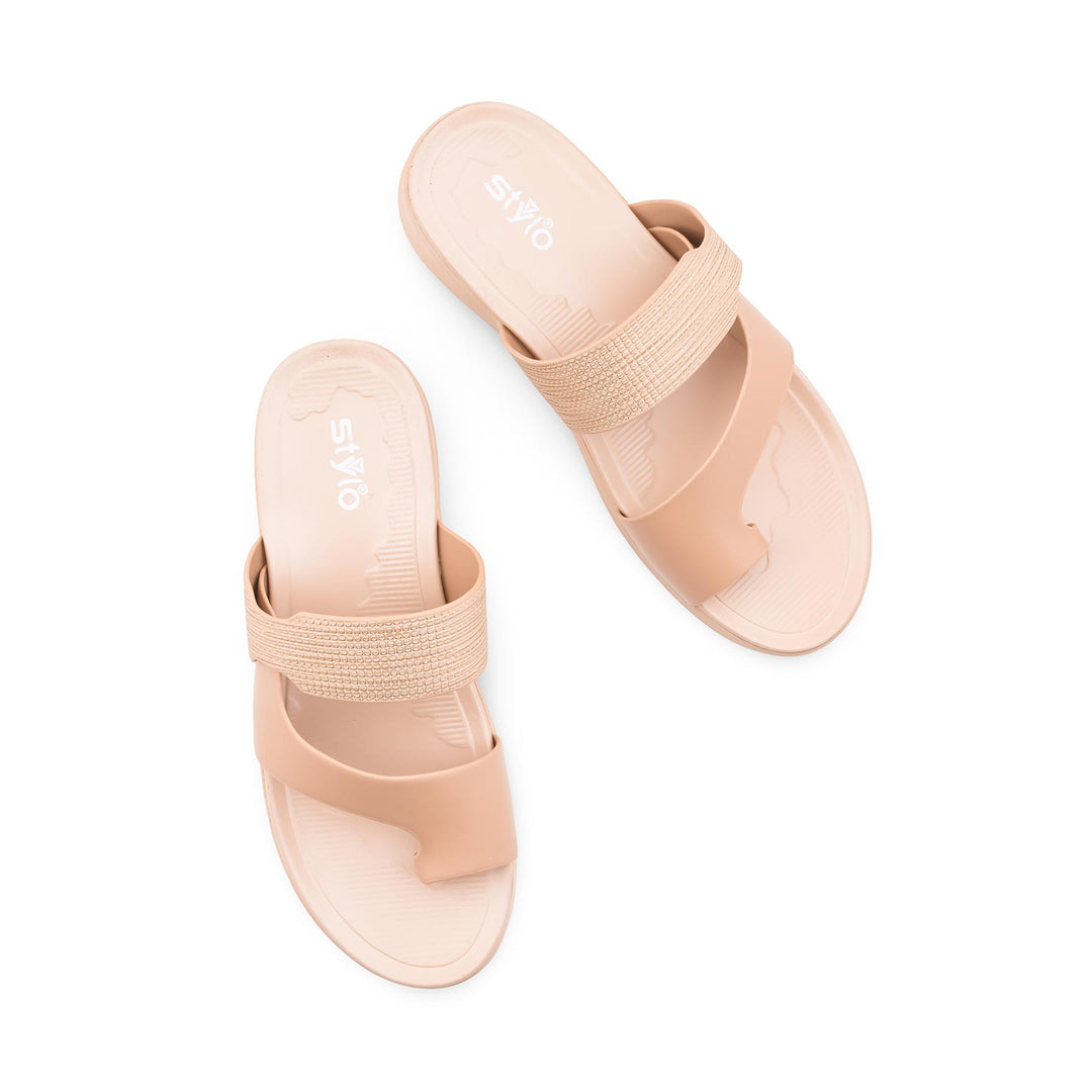 Beige Formal Women Chappal PU0864