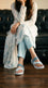 Sky Blue Formal Chappal For Women PU0864