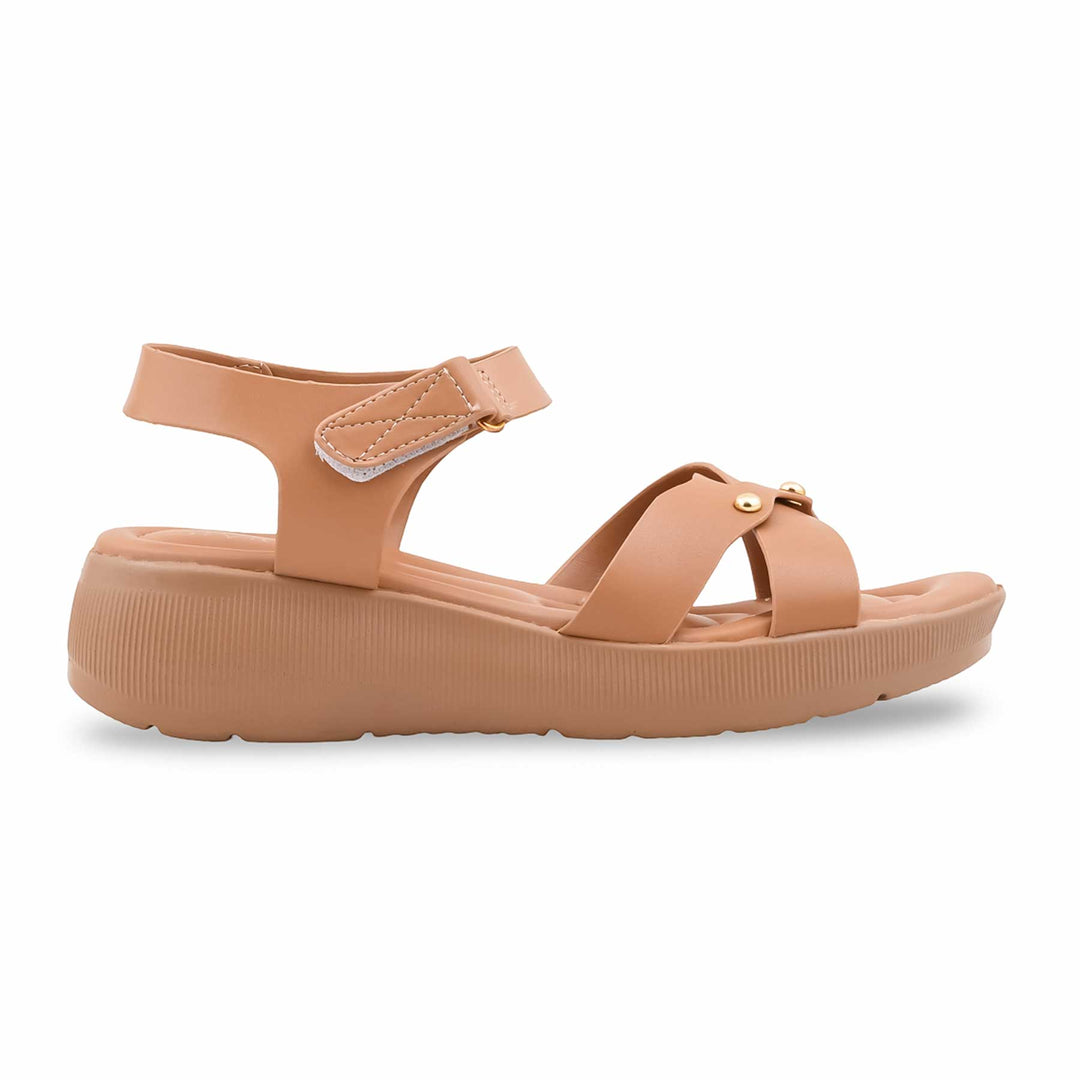 Beige Formal Sandal For Women PU0865