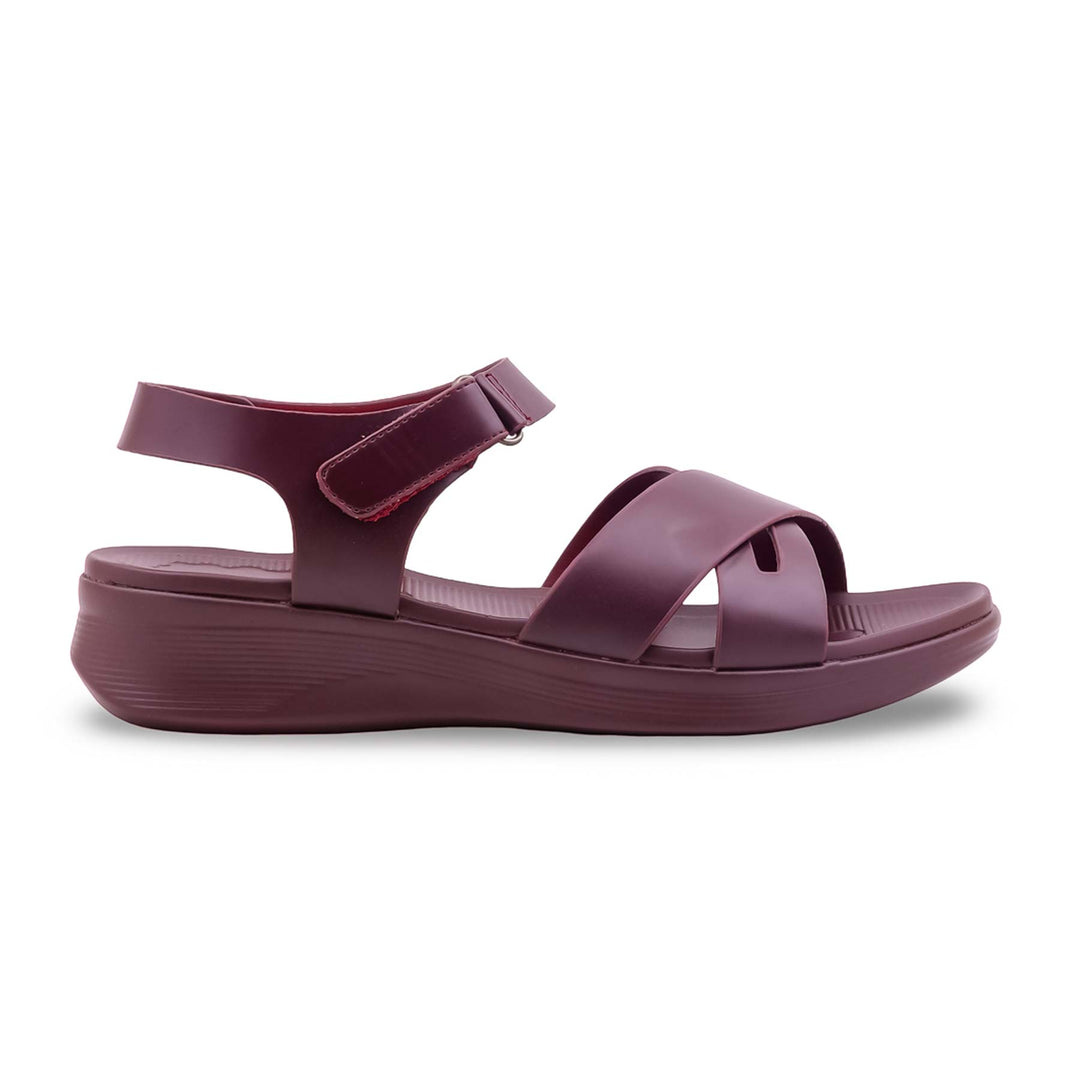 Maroon Formal Sandal For Ladies PU0866