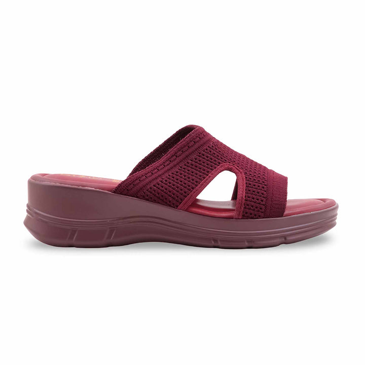 Maroon Formal Slipper For Women PU0872