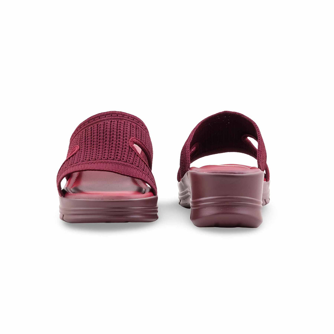 Maroon Formal Slipper For Women PU0872