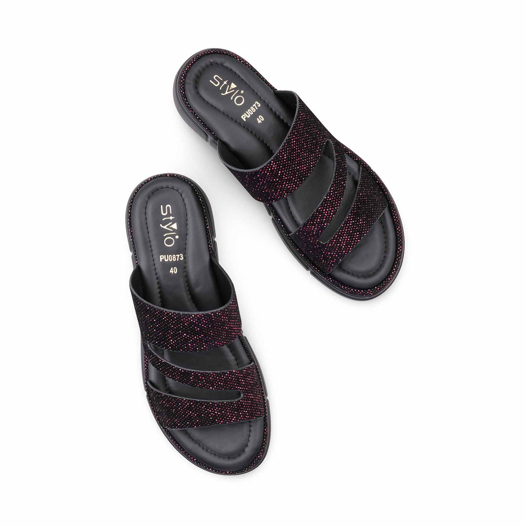 Maroon Formal Slipper For Ladies PU0873